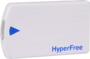De HyperFree  kan effectief gebruikt worden om een hyperventilatie aanval op te vangen 