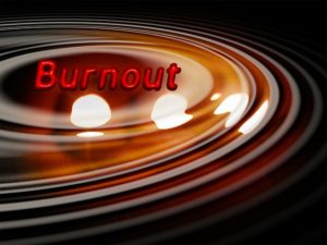 Vicious circles on burn-out